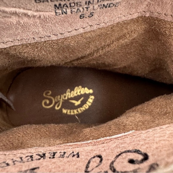 Seychelles Challenge 2 Sand Suede Leather Ankle Boots Women's Tan size 6.5 - Picture 11 of 13